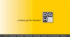 Desktop Screenshot of dgh-hoisdorf.de